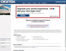 Tablet Screenshot of portal.digitek.com